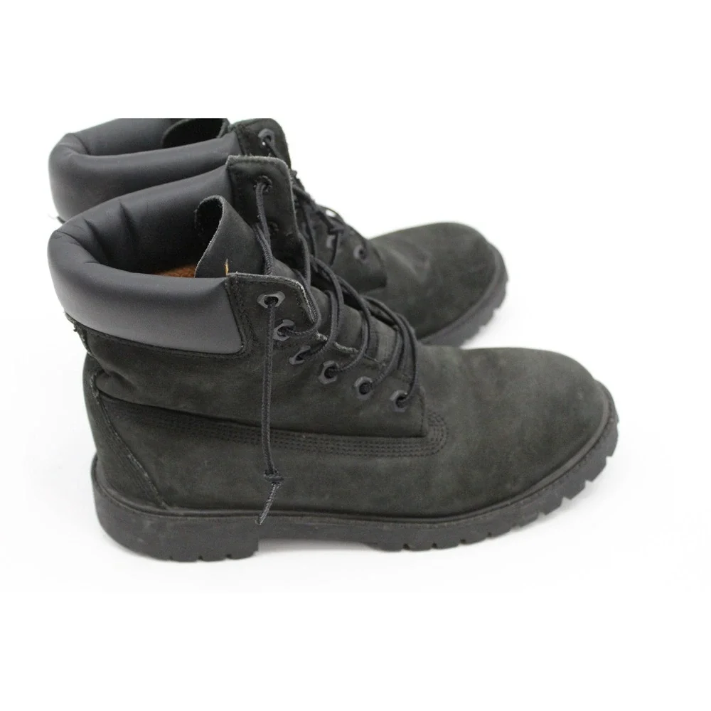 Timberland 6-inch Premium Waterproof Boots Black Nubuck 12907 Mens 6.5 M
